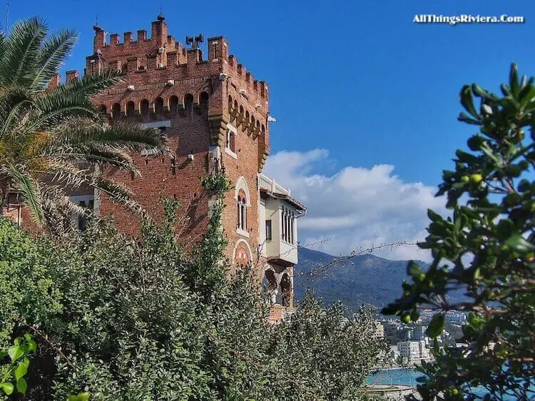 "Castello Türcke high up in Boccadasse"