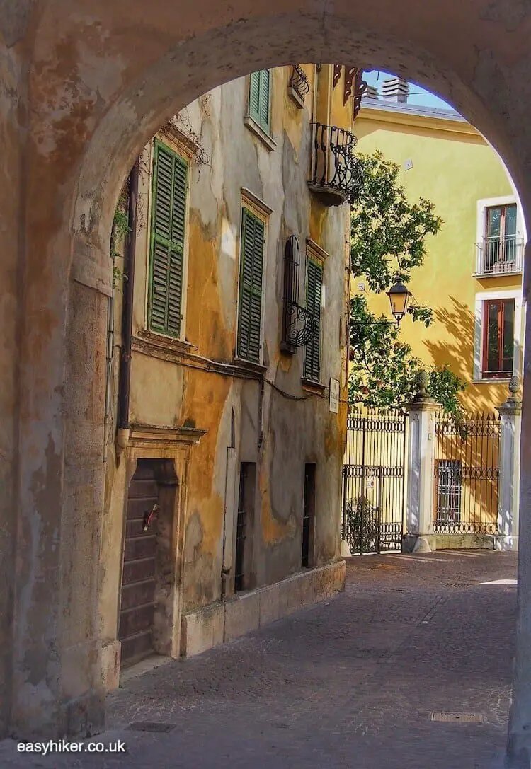 "old town of Salo, most charming part of Lake Garda"