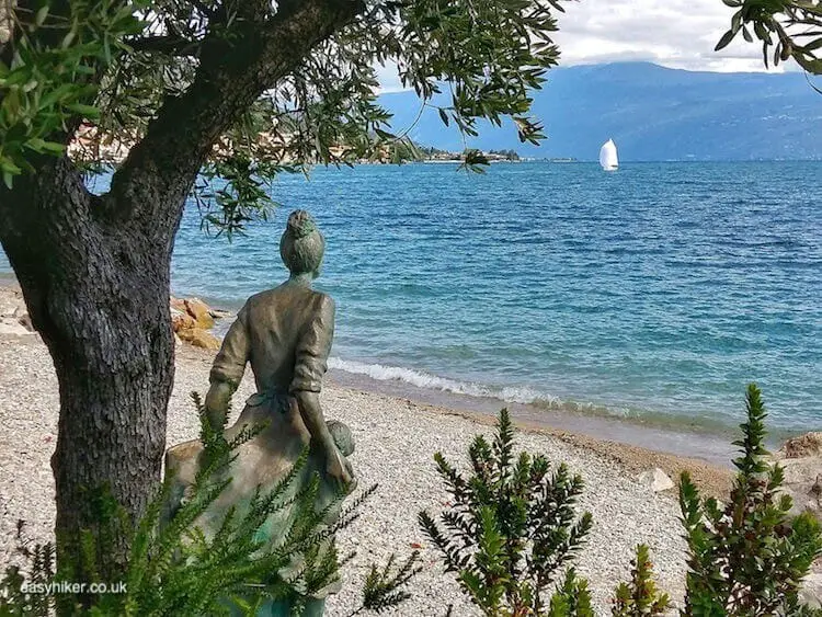 "apex of bay of Salo, most charming part of Lake Garda"