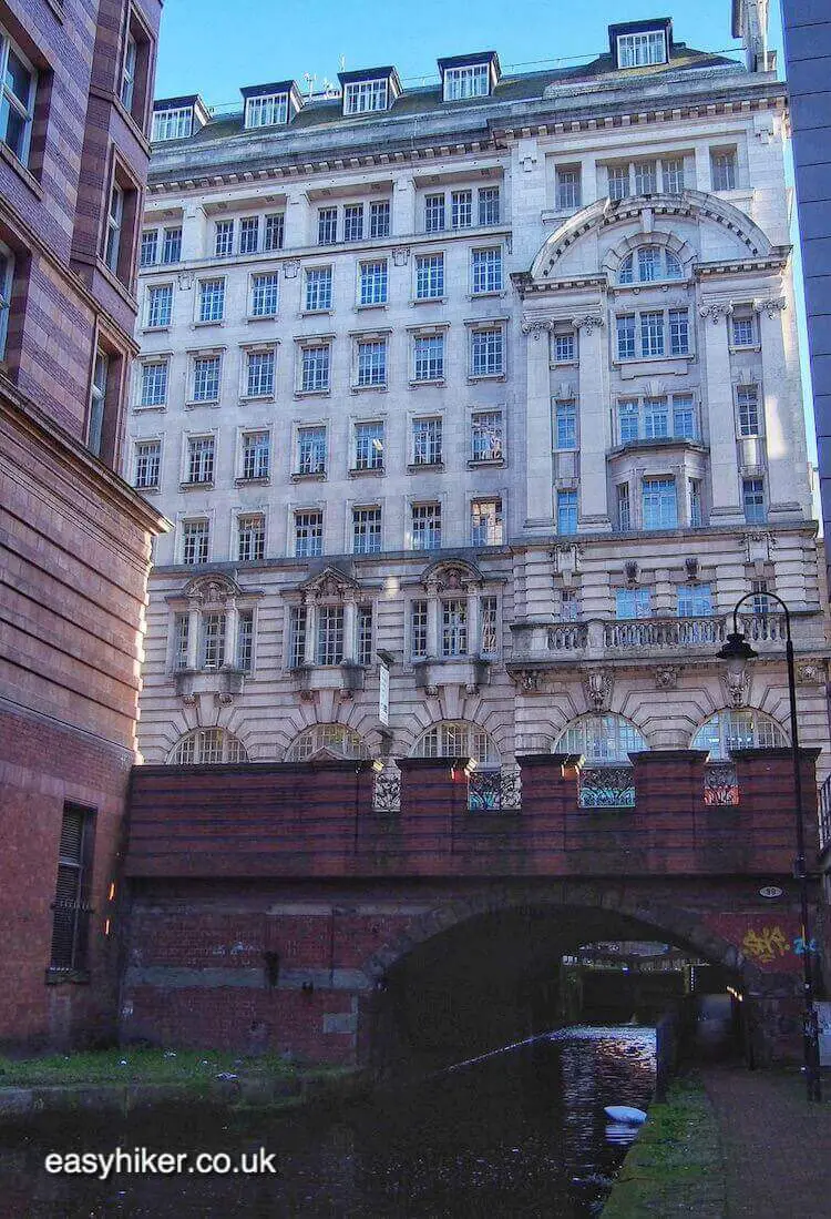 "below Manchester - Glory of Manchester Past Along Its Canals"