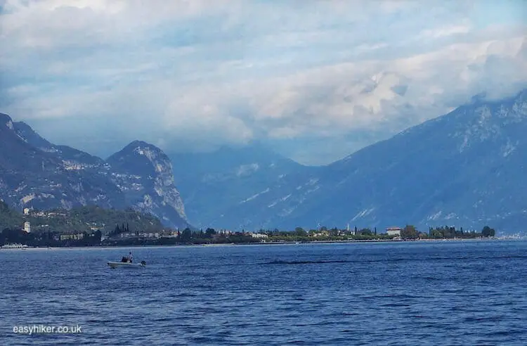 "mountains around Salo, most charming part of Lake Garda"