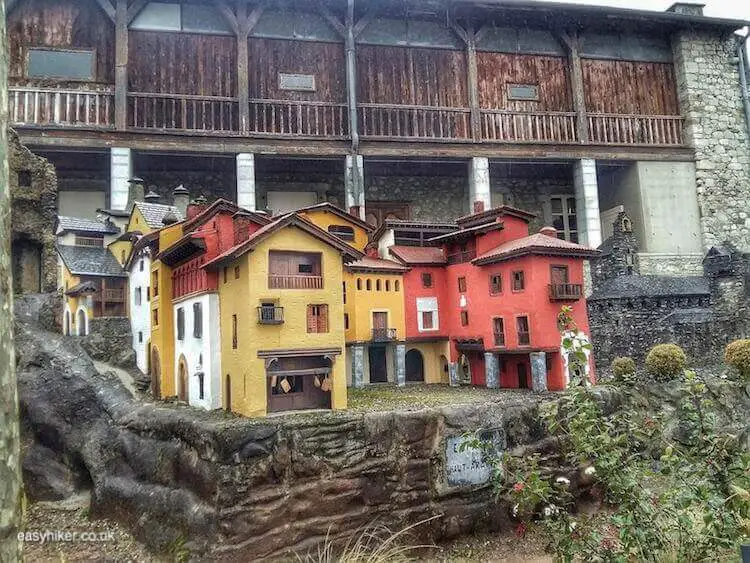 "replica of Pyrenean town - What Easy Hikers Can Do in Lourdes"