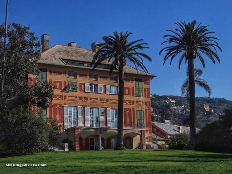 "a Grimaldi villa seen on a walk in Nervi Park with Empress Sissi"