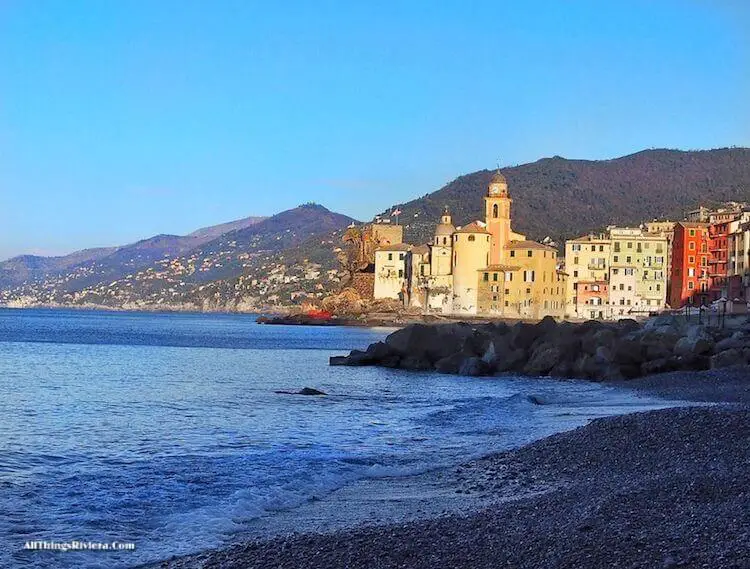 "Camogli on the enticing east end of the Italian Riviera"