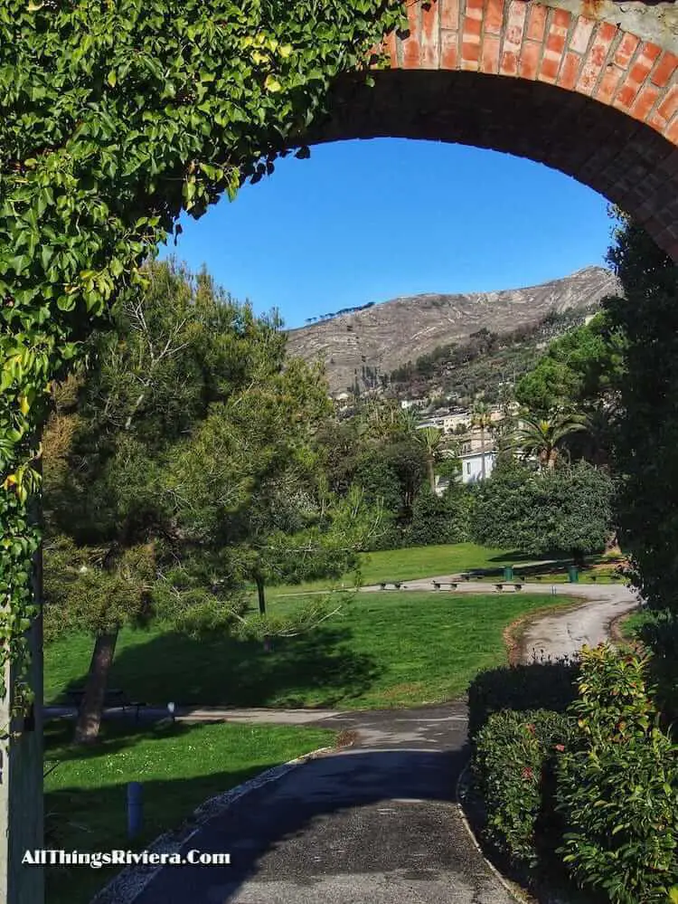 "a scenic walk in Nervi Park with Empress Sissi"