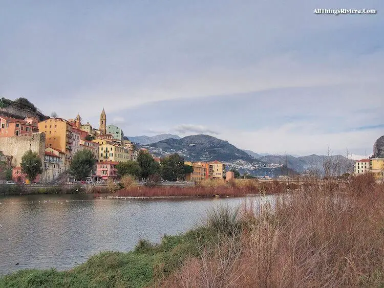 "seeking out three ancient ruins in Ventimiglia"