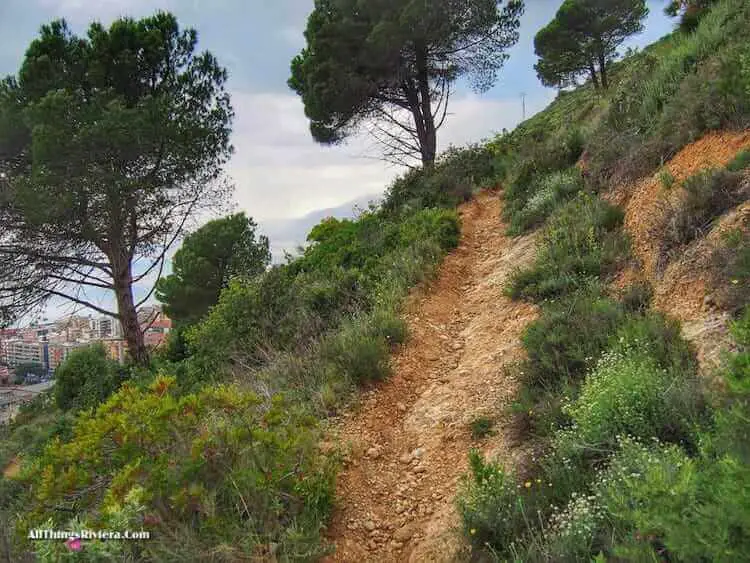 "uphill hike up outstanding Ligurian trails"
