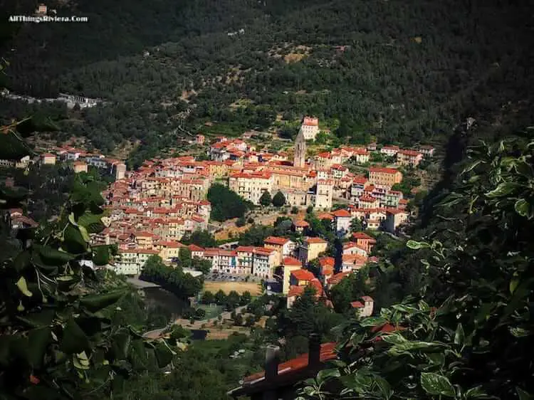 "Pigna seen from the hills - Ligurian mountain villages"