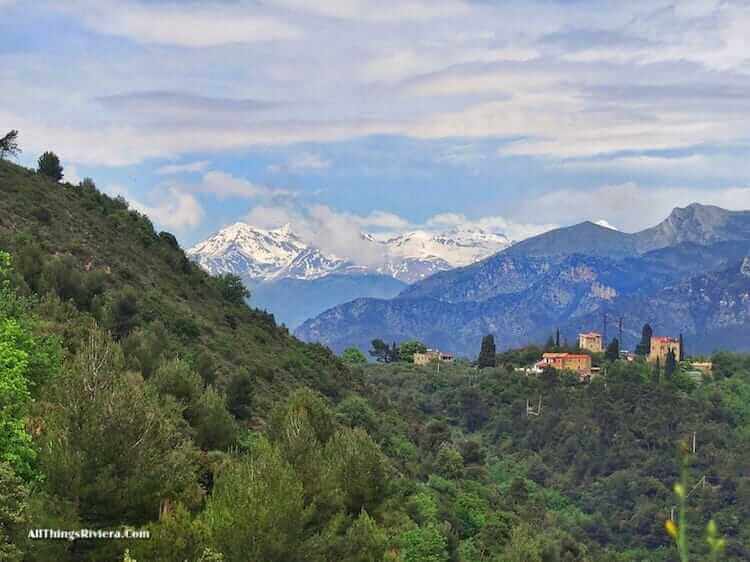 "alpine scene from the outstanding Ligurian trails"