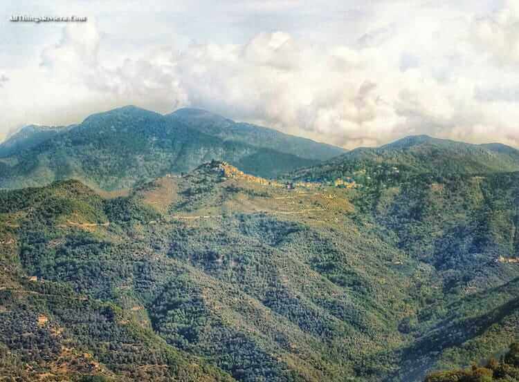 "view from Perinaldo - Ligurian mountain villages"