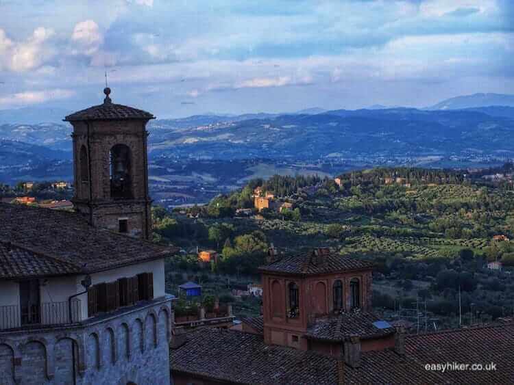 "views from hilltop of Perugia"