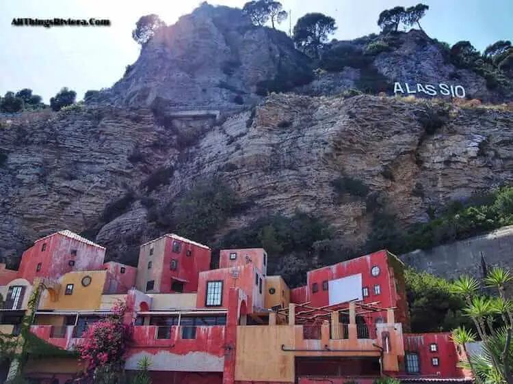 "Alassio - Italian Riviera Seen From the Train"