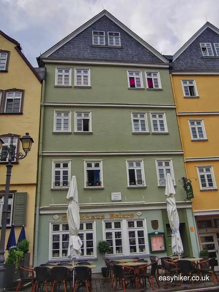 "House where Goethe lived in Wetzlar"