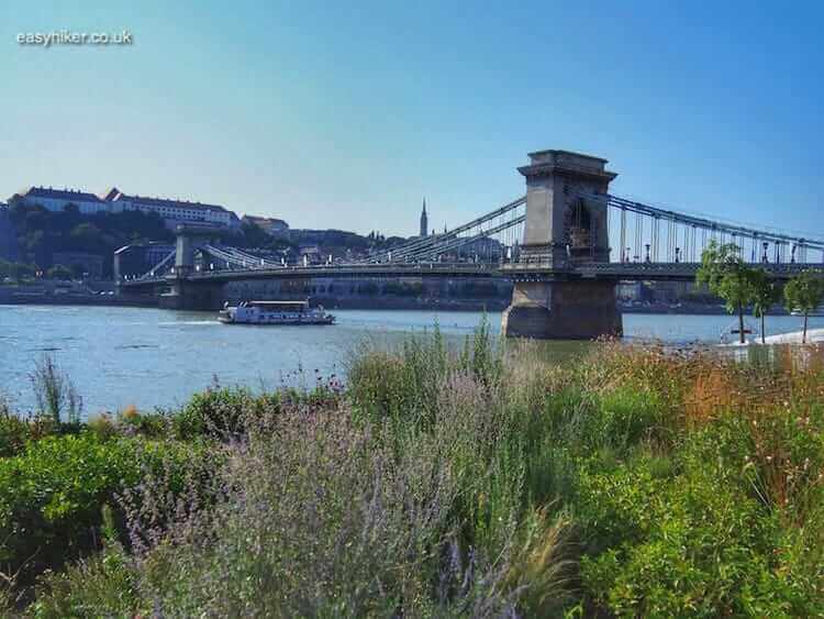 "see the bridge on a Walk Along the Banks of the Danube in Budapest"