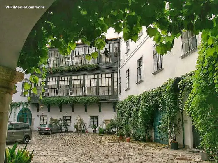 "Deutschordenshaus - along streets of Vienna City of Music"