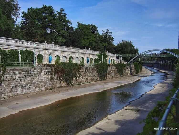 "Donaukanal on short Vienna walk"