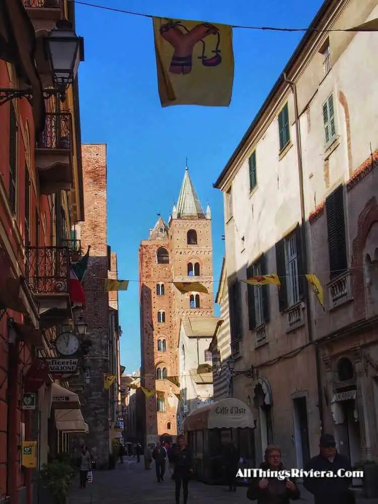 "Albenga - Italian Riviera Seen From the Train"