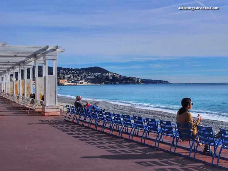 "walking the Promenade des Anglais from where it starts in Nice"