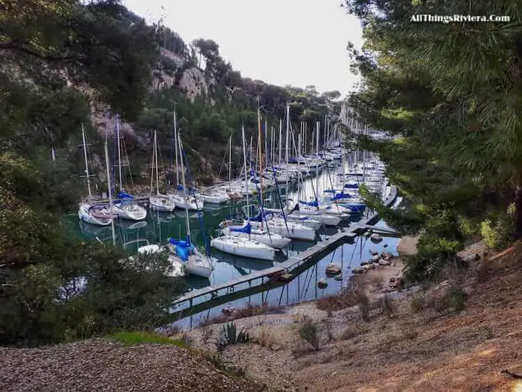 "Port Miou, first of three Calanques hike"