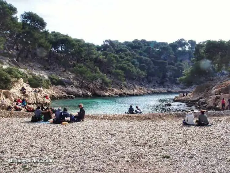 "Port Pin, second of three Calanques hike"