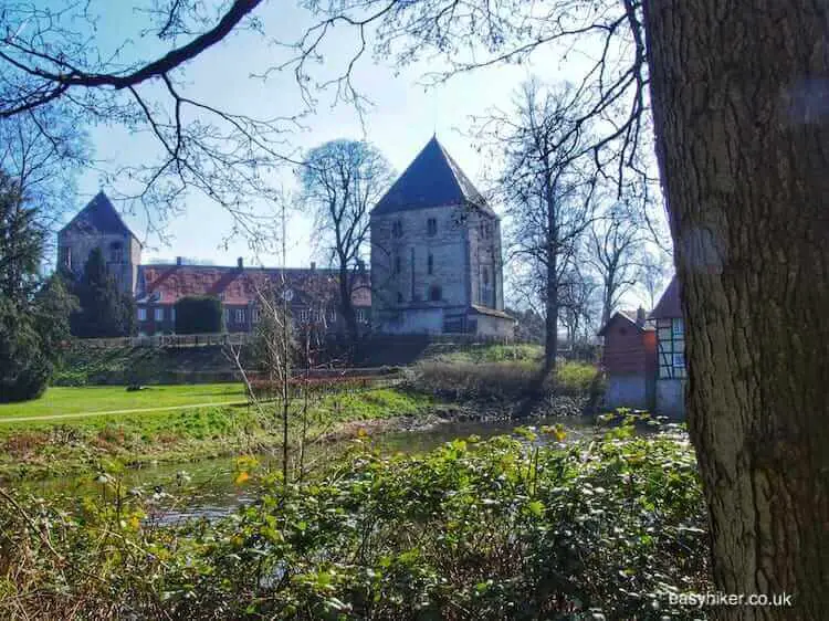 "Rheda Castle in Bielefeld from the back"