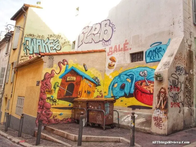 "graffiti as art - how to pass a day in Marseille"
