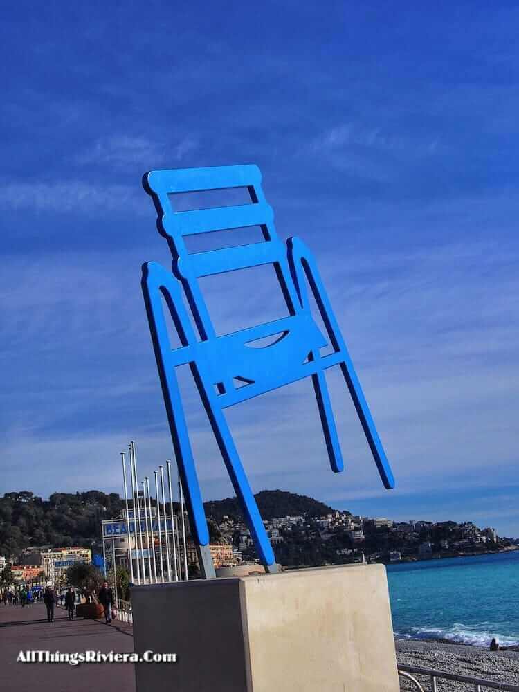 "Walk Along the Baie des Anges and see La Chaise"