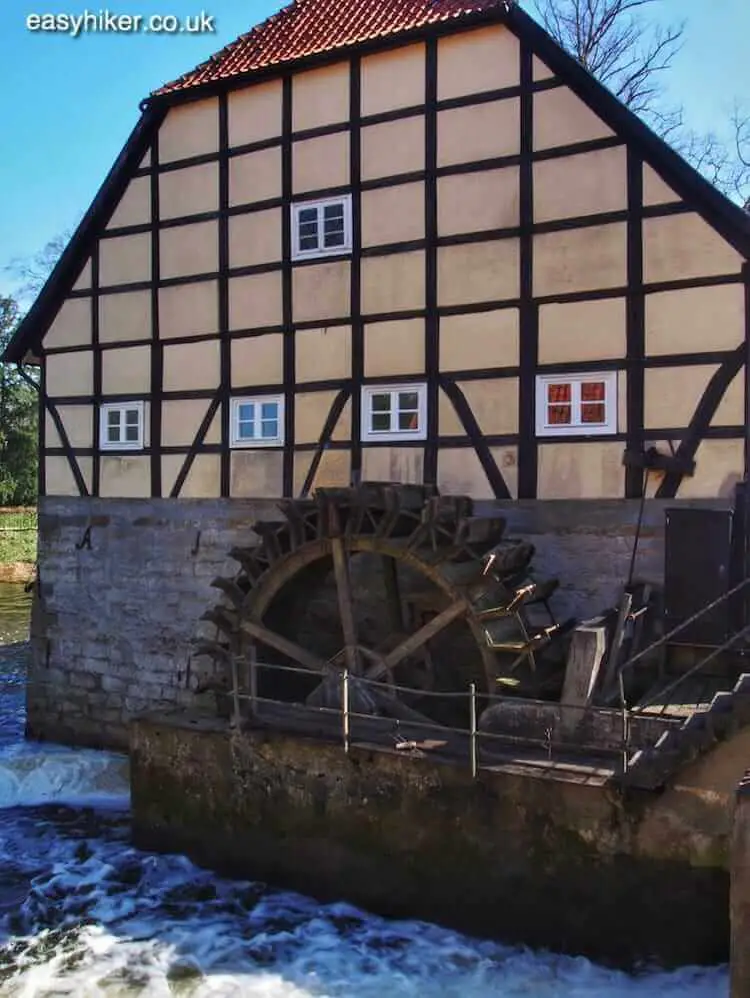 "water mill of Rheda Castle in Bielefeld"