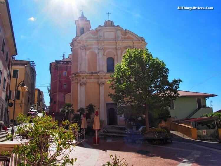 "charming town of Coldirodi - uphill walk from Ospedaletti to Coldirodi"