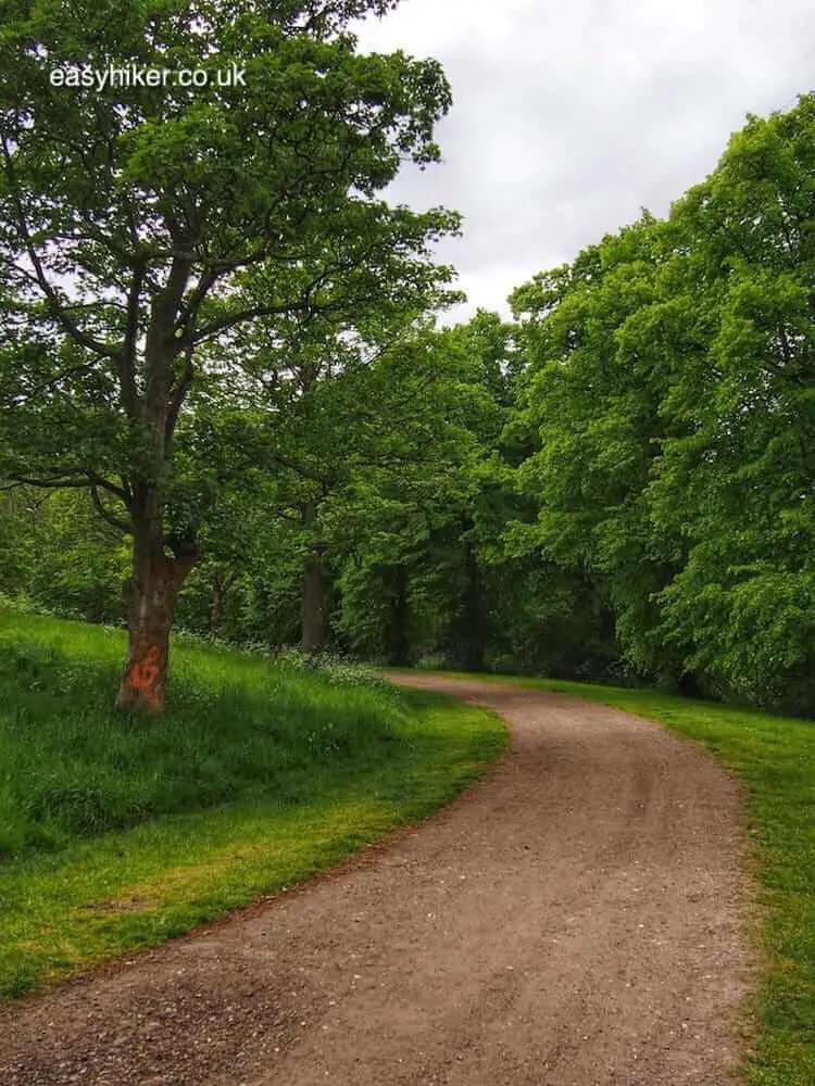 "walking paths in Ally Pally aka Alexandra Palace"