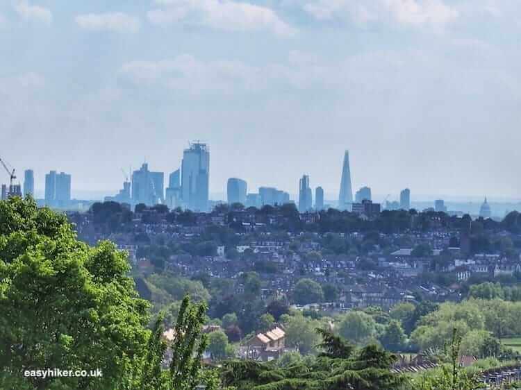 "View of City of London from Ally Pally aka Alexandra Palace"