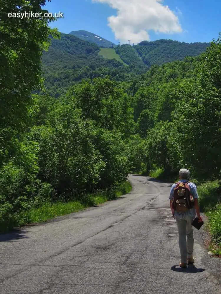 "crossing mountains and border lines"