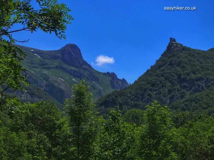 "the alpine mountains seen from Limone Piemonte"