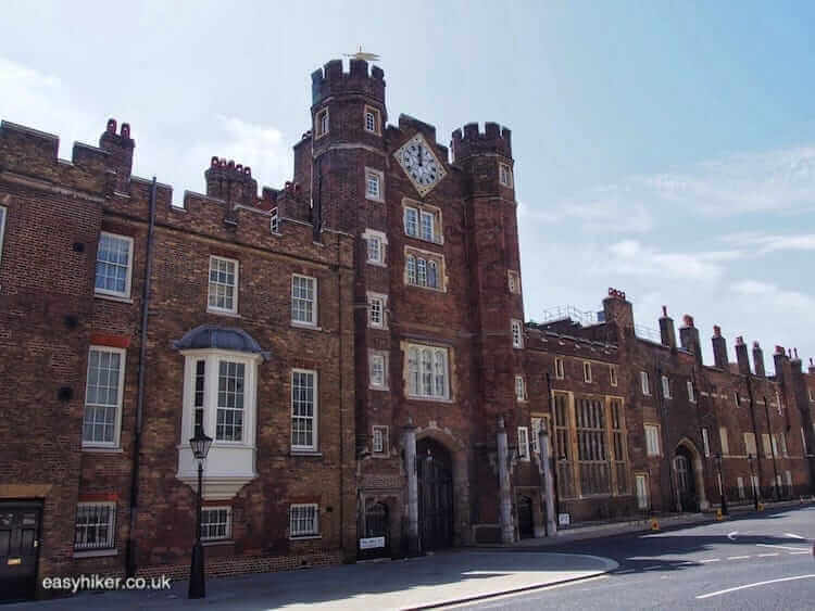 "St James Palace in London"