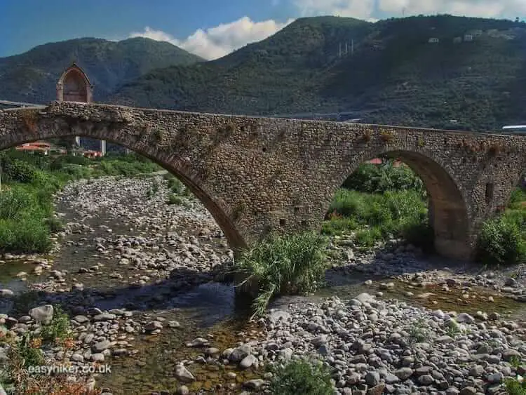 "start of the typical summer walk in Taggia"