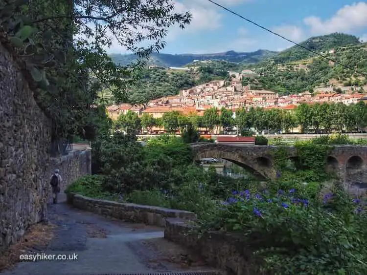 "typical summer walk in Taggia"