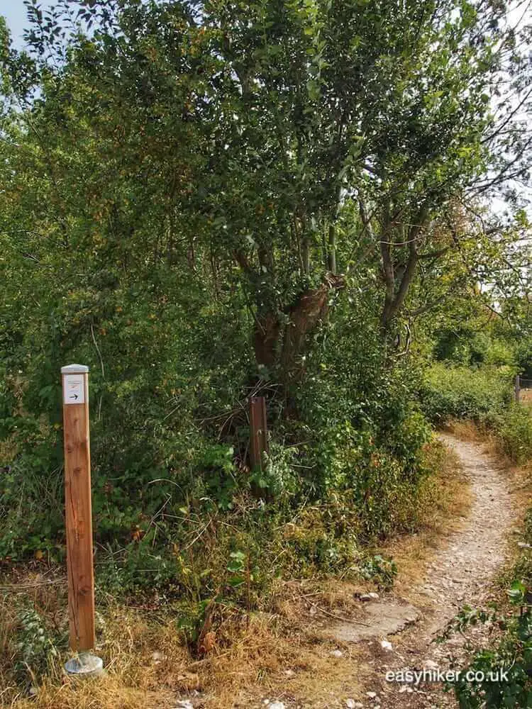 "guiding signs along the Lengerich Canyon Tour hike"