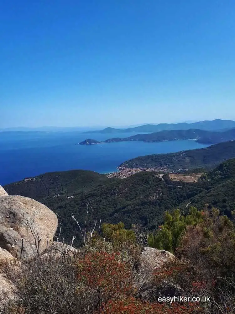 "having good views and a Good Time When Easy Hiking in Elba"