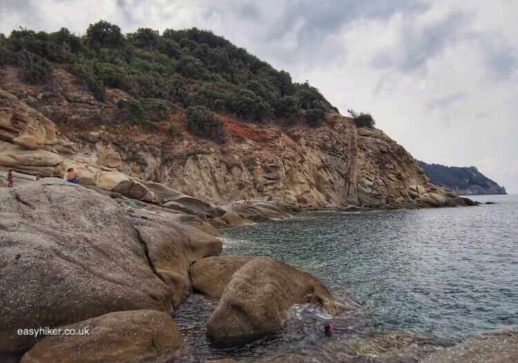 "rocks of Saint'Andrea beach"