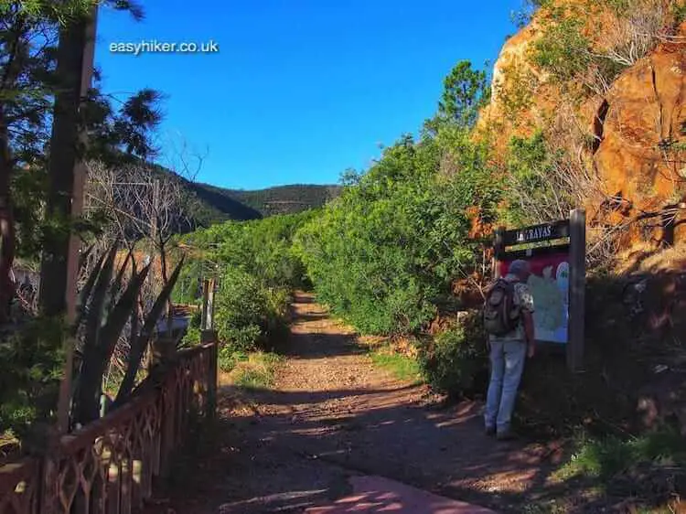 "trailhead to the red rocks of the Riviera"