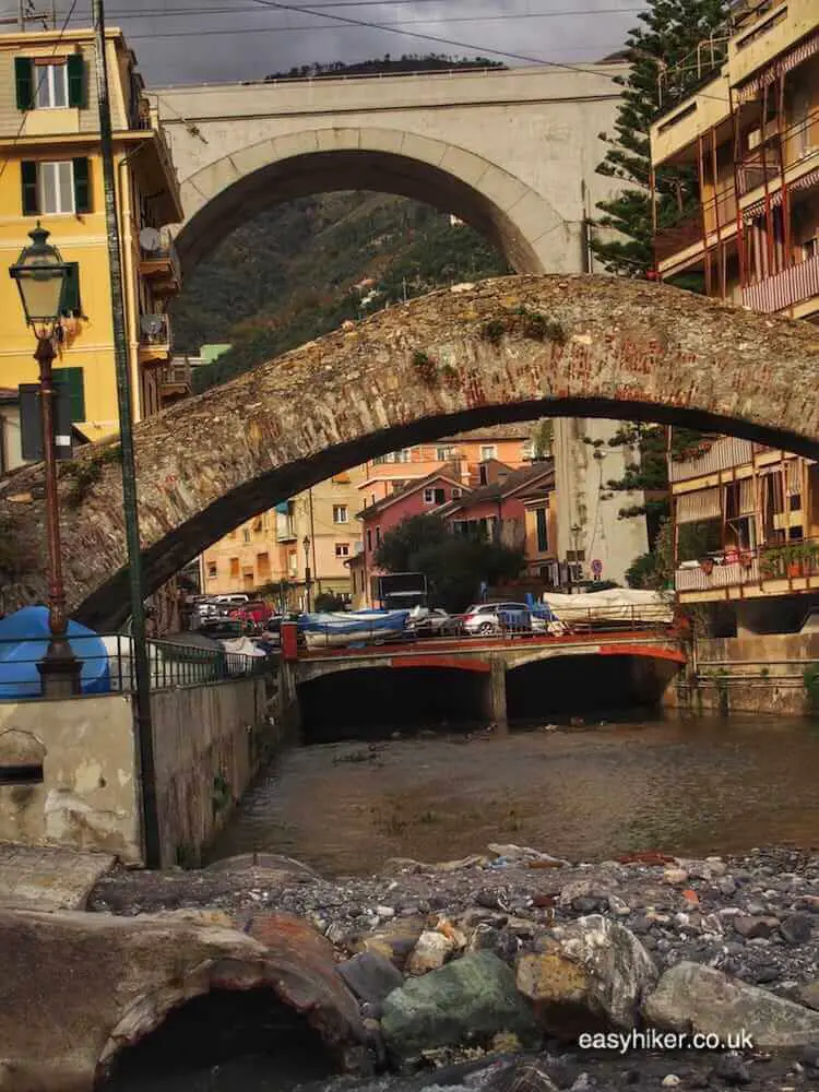 "bridges of Bogliasco -  that rare find in Liguria"