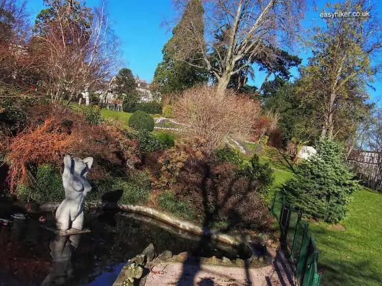 "statue in one of the Two Gardens of Clermont-Ferrand"