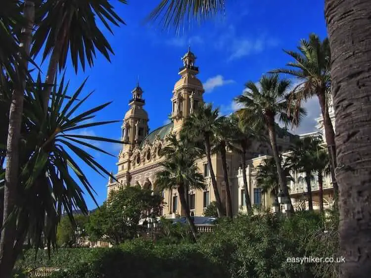 "Monaco from end to end to enjoy view of the back of the Casino"