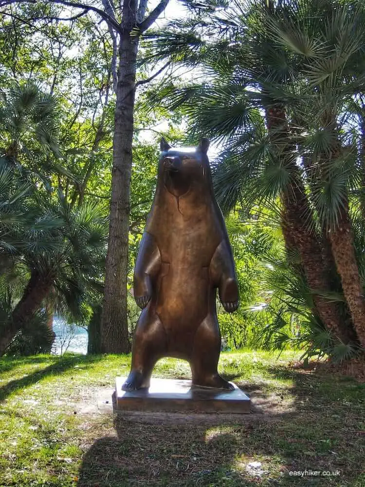 "start the Monaco Sculpture Trail with the Bear"