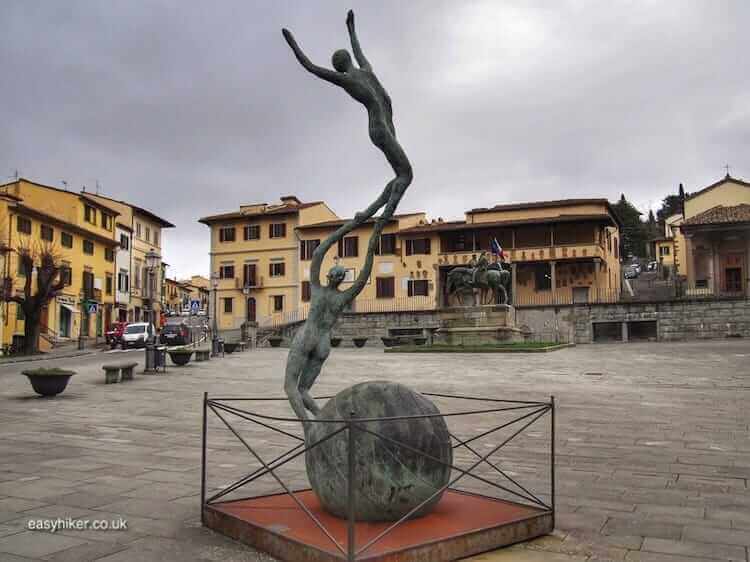 "Fiesole - Renaissance Men in their Flying Machine in Fiesole Florence"