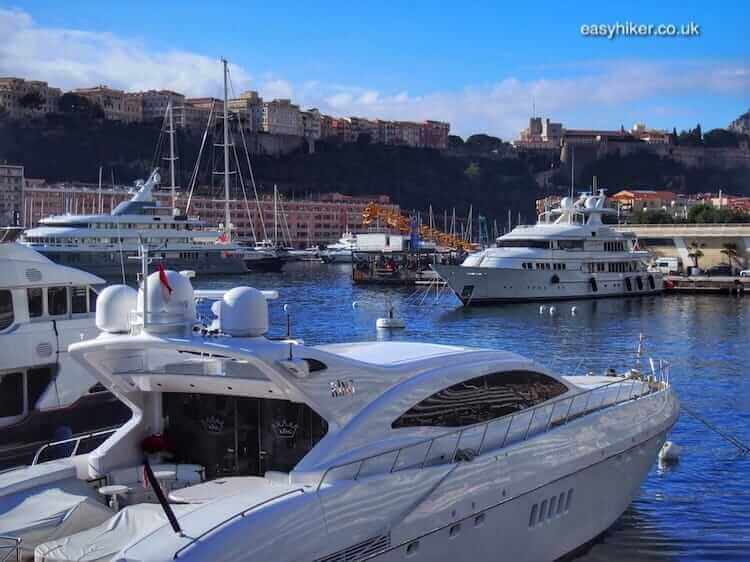 "Monaco from end to end passing by the port"