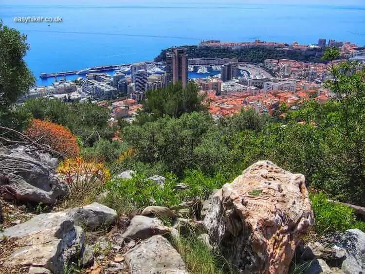 "View Monaco from the Mont des Mules"