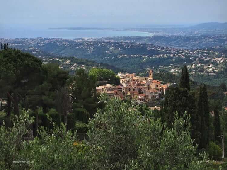 "view from the Ruins of Old Aspremont"