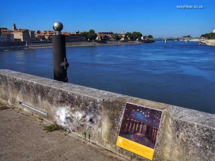 "Vincent Van Gogh in Arles - the bridge"