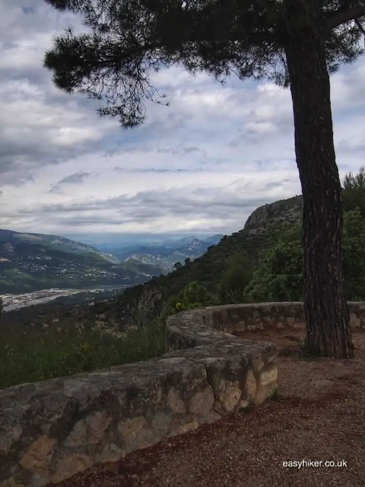 "a view from the Ruins of Old Aspremont"